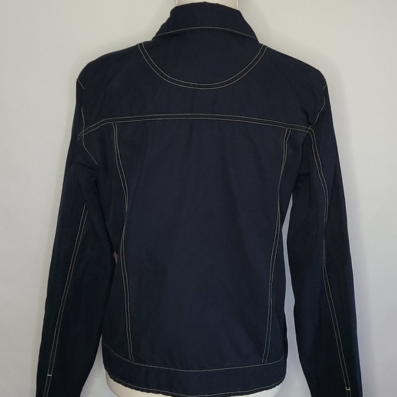 NIKE ▪︎ GIRL'S NAVY BLUE LIGHTWEIGHT JACKET ▪︎ SIZE L (12-14) - Picture 7 of 9